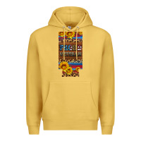 Antique Gold proud veteran 12 oz slim can cooler Premium Hoodie - Artiststas