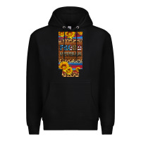 Black proud veteran 12 oz slim can cooler Premium Hoodie - Artiststas