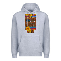 Heather Grey proud veteran 12 oz slim can cooler Premium Hoodie - Artiststas