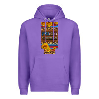 Purple proud veteran 12 oz slim can cooler Premium Hoodie - Artiststas