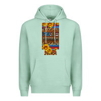 Seafoam proud veteran 12 oz slim can cooler Premium Hoodie - Artiststas
