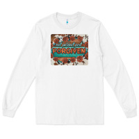 White not perfect just forgiven Long Sleeve Tee - BarkalooDesign