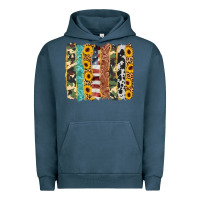 Pigment Midnight Navy western brushstroke Urban Hoodie - AdoDesignShop