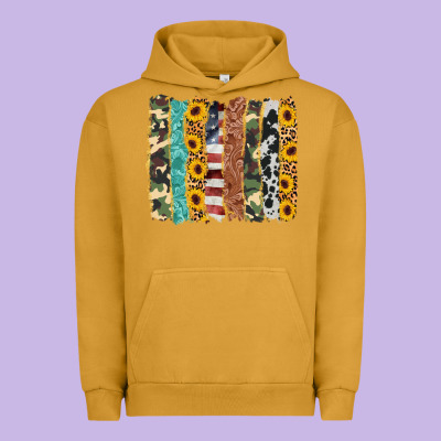 Western Brushstroke Urban Hoodie Designed By Adodesignshop