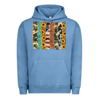 Pigment Pebble Blue western brushstroke Urban Hoodie - AdoDesignShop