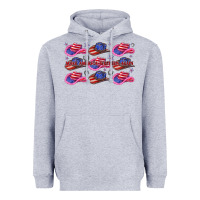 Heather Grey make america western again Heavyweight Hoodie - texasbilliewilder