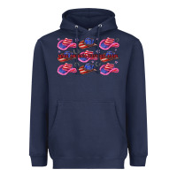 Navy make america western again Heavyweight Hoodie - texasbilliewilder
