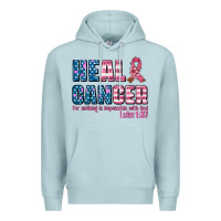 Blue Mist heal cancer with cancer ribbon Premium Hoodie - AdoDesignShop
