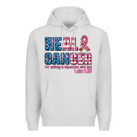 Dove Grey heal cancer with cancer ribbon Premium Hoodie - AdoDesignShop