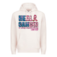 Heal Cancer With Cancer Ribbon Premium Hoodie | Teevron