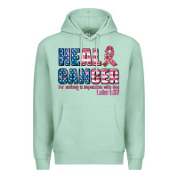 Seafoam heal cancer with cancer ribbon Premium Hoodie - AdoDesignShop