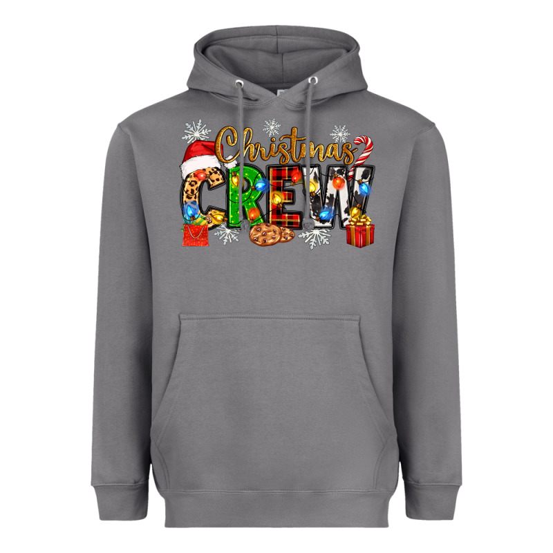 Christmas Crew Heavyweight Hoodie by Zillion Design Studio | Teevron