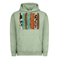 Pigment Oil Green western brushstroke Urban Hoodie - AdoDesignShop