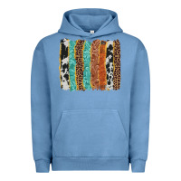 Pigment Pebble Blue western brushstroke Urban Hoodie - AdoDesignShop