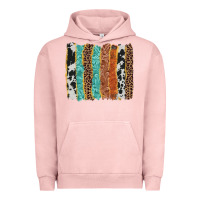 Pigment Salmon western brushstroke Urban Hoodie - AdoDesignShop