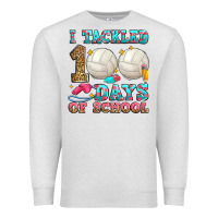Oatmeal Heather i tackled 100 days of school volleyball Premium Sweatshirt - Zillion Design Studio