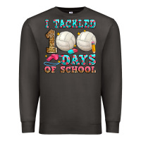 Smoke i tackled 100 days of school volleyball Premium Sweatshirt - Zillion Design Studio