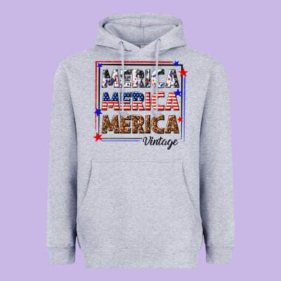 Heavyweight Hoodie merica merica merica vintage