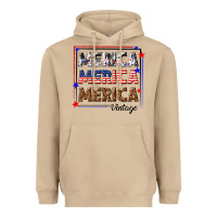 Mushroom merica merica merica vintage Heavyweight Hoodie - texasbilliewilder