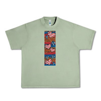 Oil Green usa flag and cross penwraps Urban Heavy Tee - Artiststas