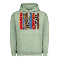 Pigment Oil Green western brushstroke Urban Hoodie - AdoDesignShop