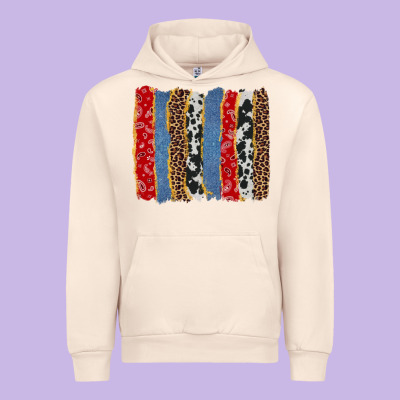 Western Brushstroke Urban Hoodie Designed By Adodesignshop