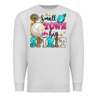 Dove Grey small town big spirit volleyball Premium Sweatshirt - Zillion Design Studio