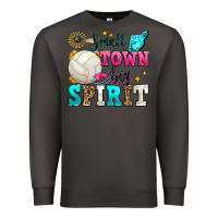 Smoke small town big spirit volleyball Premium Sweatshirt - Zillion Design Studio