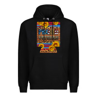 Black proud veteran  12 oz regular can cooler Premium Hoodie - Artiststas