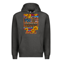 Charcoal Heather proud veteran  12 oz regular can cooler Premium Hoodie - Artiststas
