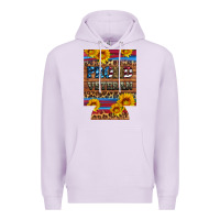 Lilac proud veteran  12 oz regular can cooler Premium Hoodie - Artiststas