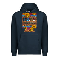 Navy proud veteran  12 oz regular can cooler Premium Hoodie - Artiststas