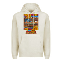 Oatmeal Heather proud veteran  12 oz regular can cooler Premium Hoodie - Artiststas