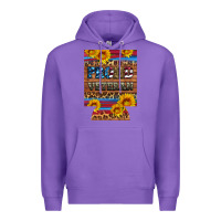 Purple proud veteran  12 oz regular can cooler Premium Hoodie - Artiststas