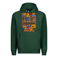 Sports Green proud veteran  12 oz regular can cooler Premium Hoodie - Artiststas