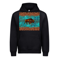 Black bison leopard gemstone Urban Hoodie - Artiststas