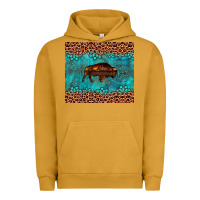 Pigment Peanut Butter bison leopard gemstone Urban Hoodie - Artiststas
