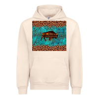 Sandshell bison leopard gemstone Urban Hoodie - Artiststas