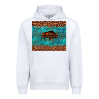 White bison leopard gemstone Urban Hoodie - Artiststas