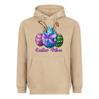 Mushroom easter bunny ear eggs easter vibes Heavyweight Hoodie - RanaPortraitStore