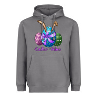 Storm easter bunny ear eggs easter vibes Heavyweight Hoodie - RanaPortraitStore