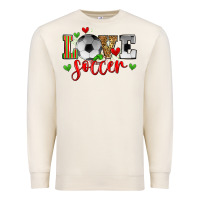 Sandshell love soccer Premium Sweatshirt - Zillion Design Studio
