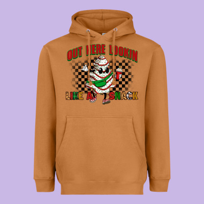 Out Here Lookin Like A Snack Heavyweight Hoodie Designed By Zillion Design Studio