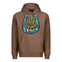 Chestnut cactus horseshoe Premium Hoodie - JahusDesignShop