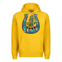 Lemon cactus horseshoe Premium Hoodie - JahusDesignShop