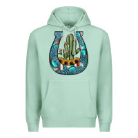 Seafoam cactus horseshoe Premium Hoodie - JahusDesignShop