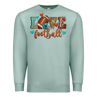 Seafoam love football Premium Sweatshirt - Zillion Design Studio