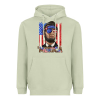 Matcha merica with lincoln Heavyweight Hoodie - texasbilliewilder