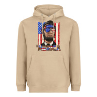 Mushroom merica with lincoln Heavyweight Hoodie - texasbilliewilder
