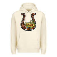 Sandshell horseshoe sunflower Premium Hoodie - JahusDesignShop